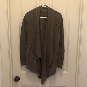 BlankNYC Grey suede/leather Jacket